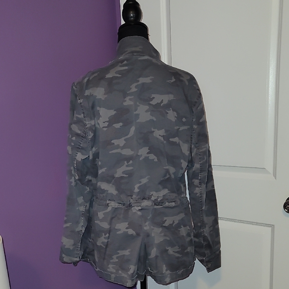 Lane Bryant Light Green Camo Utility Jacket Sz: 18/20 - Picture 3 of 7